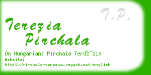 terezia pirchala business card